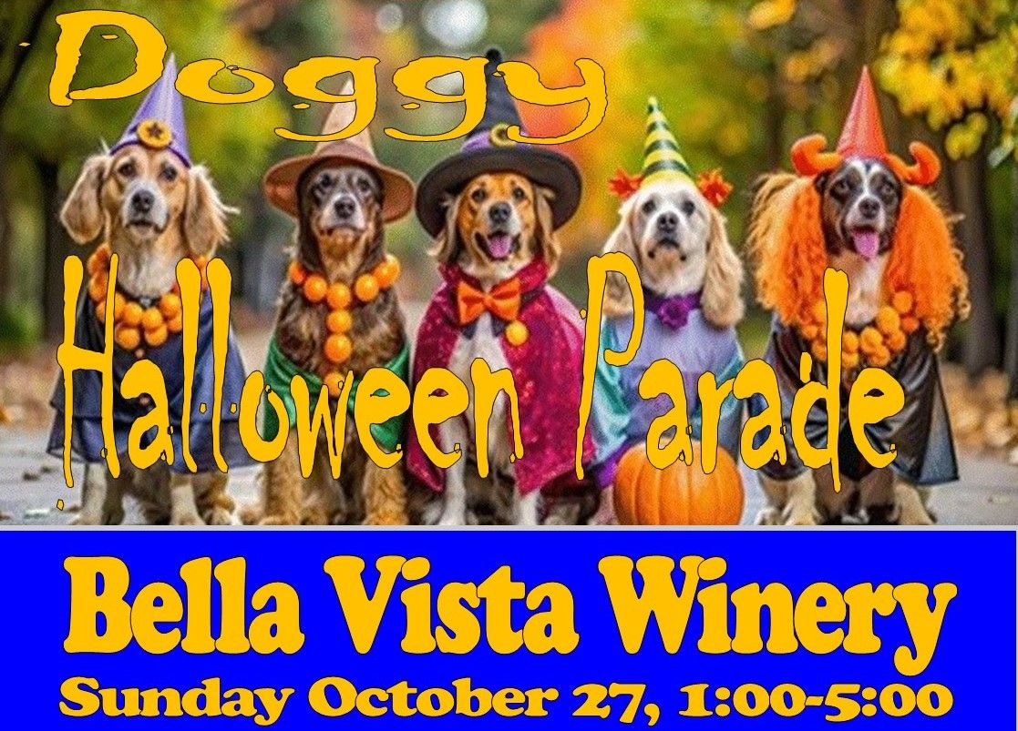 Doggy Halloween Parade at Bella Vista Winery