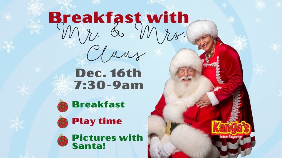 Breakfast with Santa at Kangas Atascocita Kanga's Indoor Playcenter