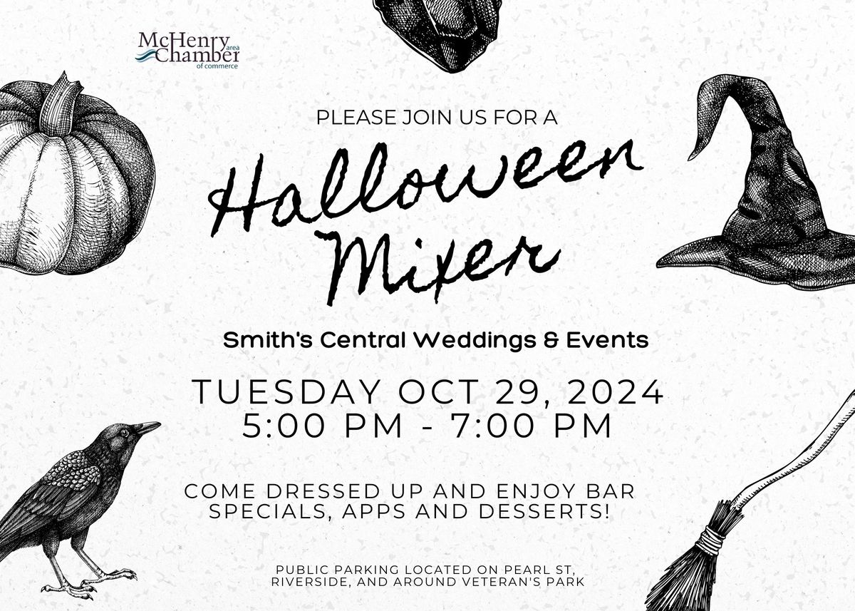 Halloween Mixer - Smith's Central Weddings & Events