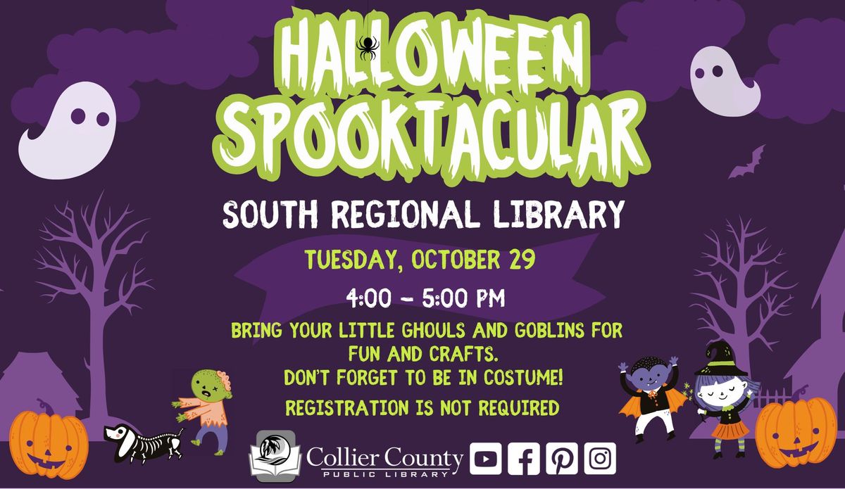 Halloween Spootacular at South Regional Library