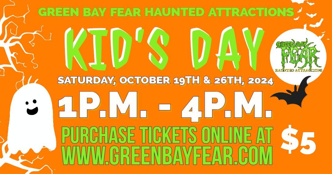 Green Bay Fear Haunted Attractions: Kid's Day!