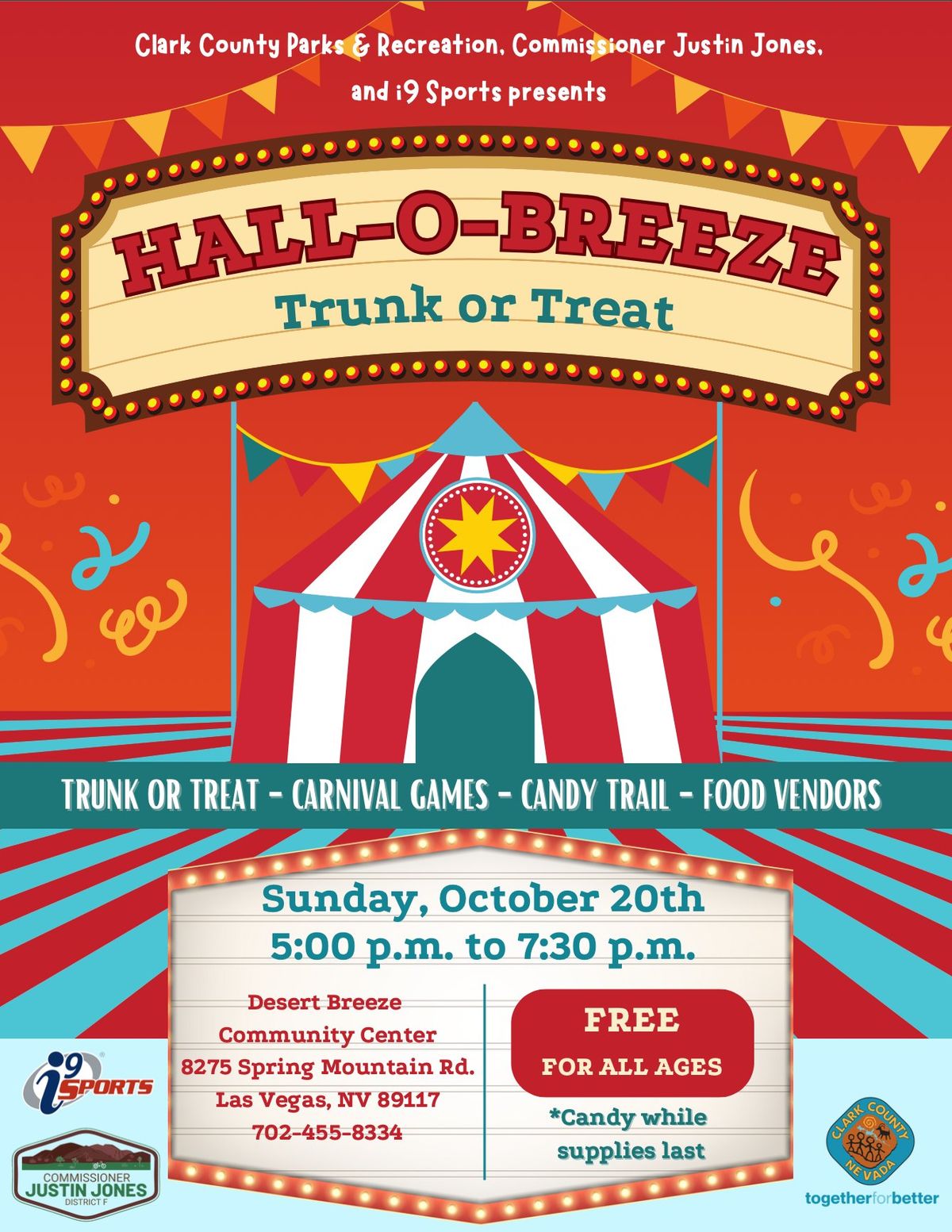 2024 Hall-O-Breeze | Trunk or Treat, Carnival Games, Candy Trail, Food Vendors, & More!