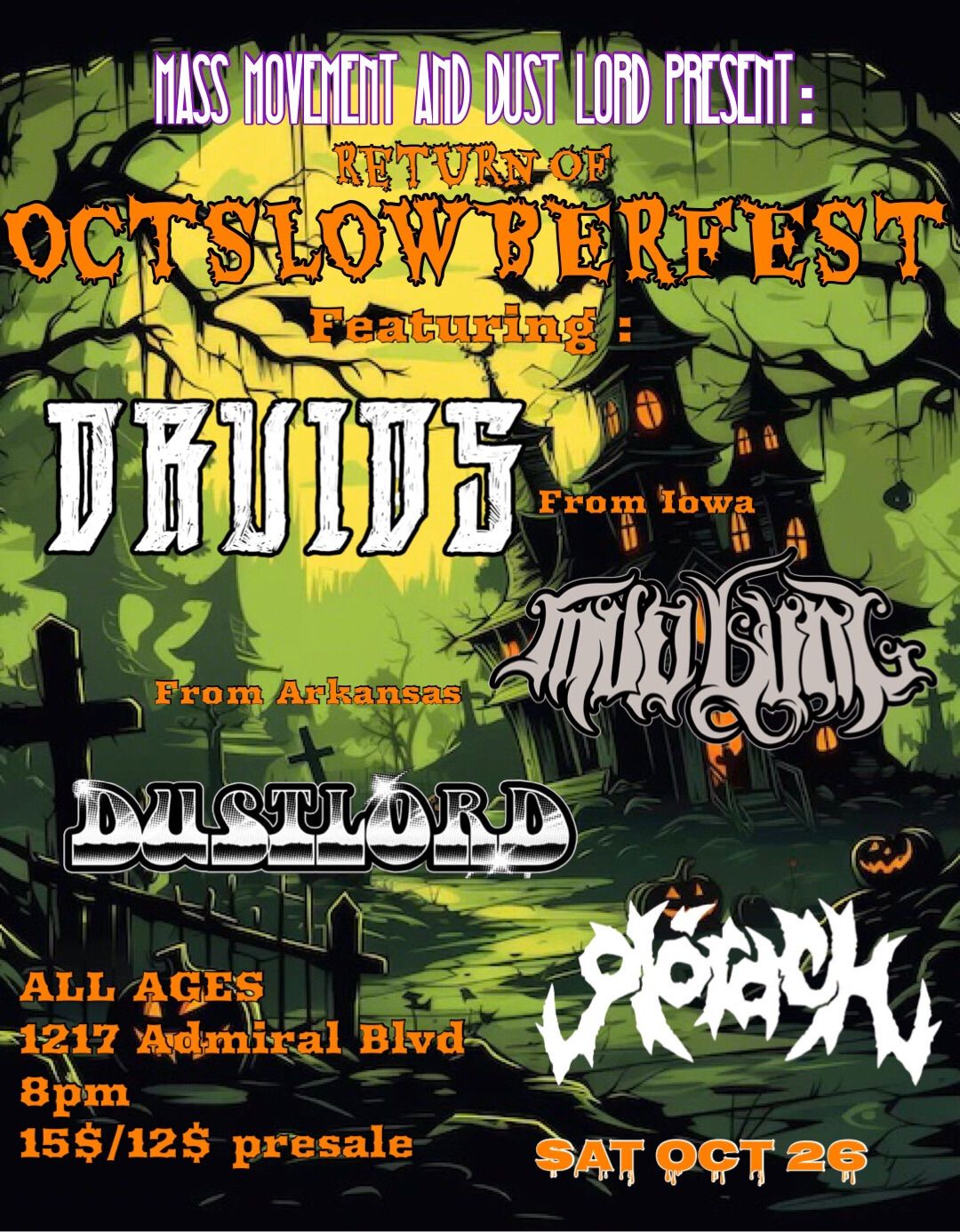 Return of Octslowberfest at Mass Movement!! 