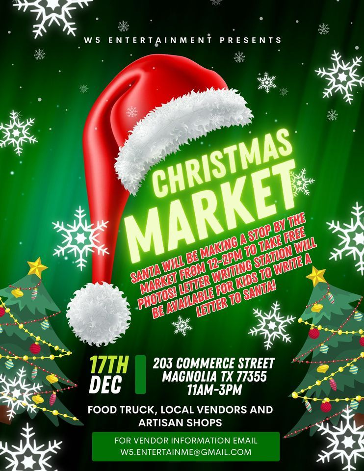 Christmas Market Magnolia,Texas December 17, 2023