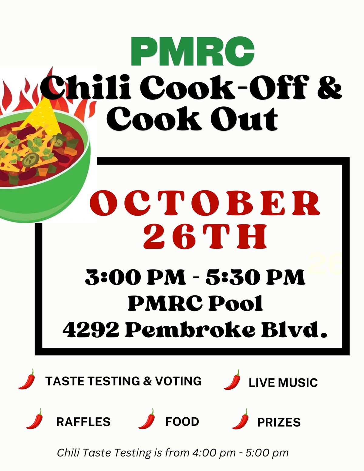 PMRC Chili Cook-Off & Cook Out