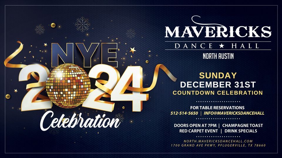 NYE 2024 celebration 1700 Grand Avenue Pkwy Ste 240, Austin, TX