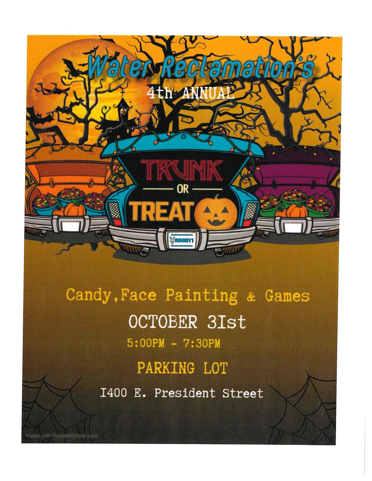 4th Annual Trunk or Treat