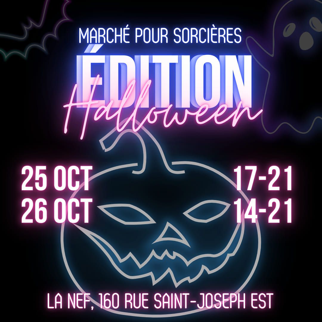 \ud83c\udf83 March\u00e9 pour sorci\u00e8res - \u00c9dition Halloween \ud83c\udf83