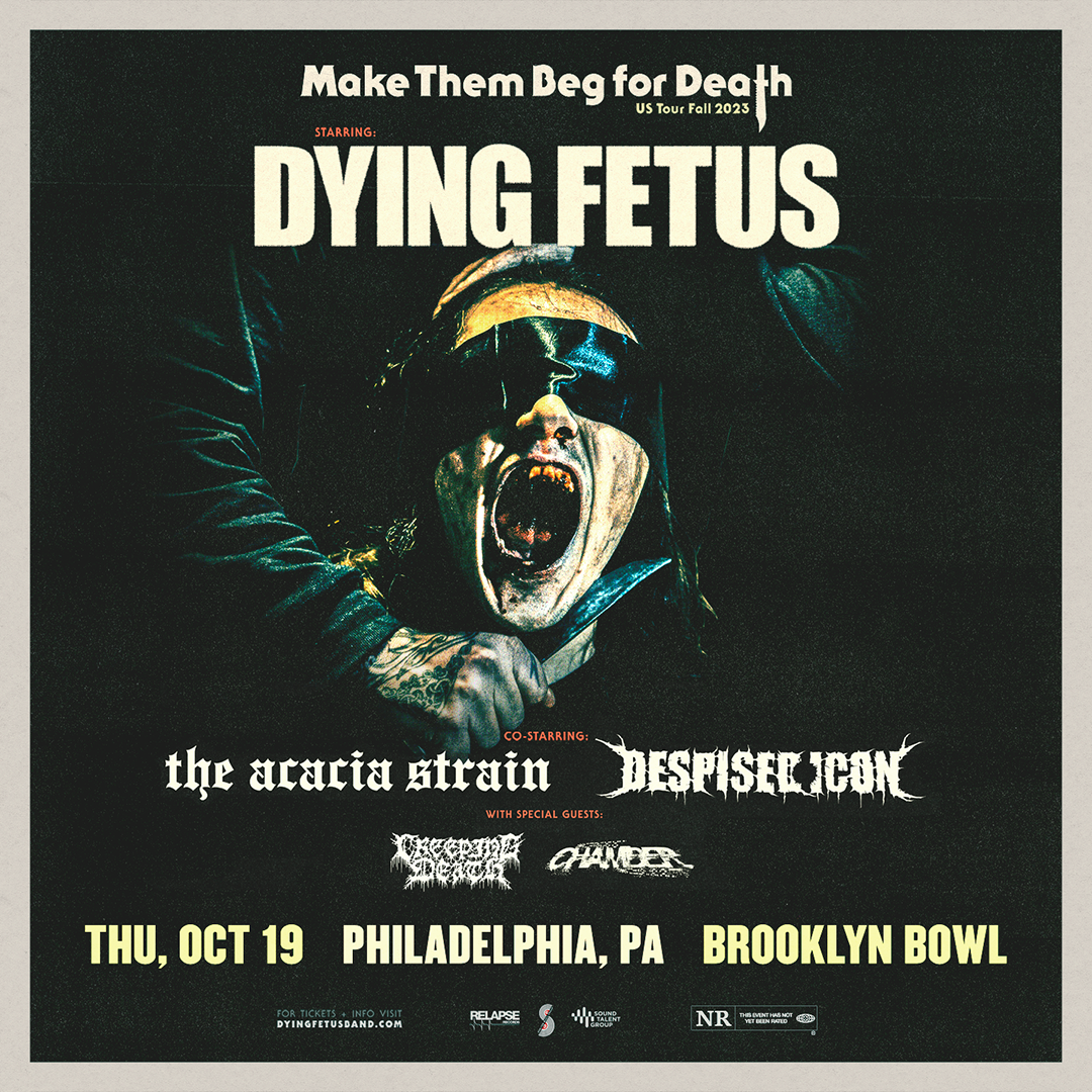 Dying Fetus at Starlite Room - Edmonton