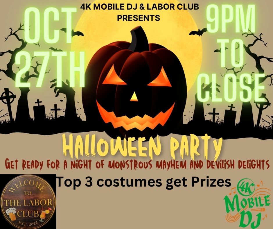 Halloween Party At The Labor Club The Labor Club, Valley City, ND
