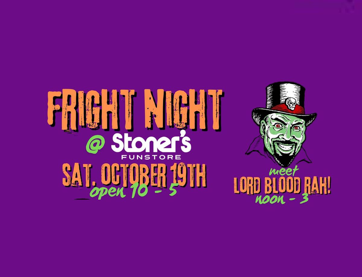 Lord Blood-Rah Meet & Greet at Stoner's Funstore!