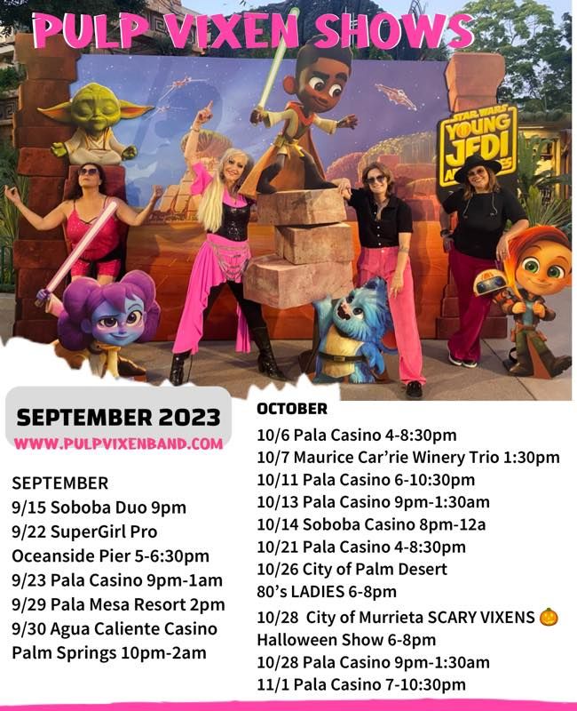 Pulp Vixen rocks City of Murrieta Halloween Town Square Park