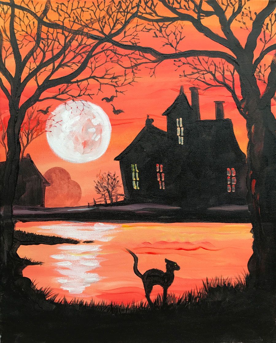 Join Brush Party to paint 'Haunted House\u2019 \u2013 at High Orchard, Gloucester