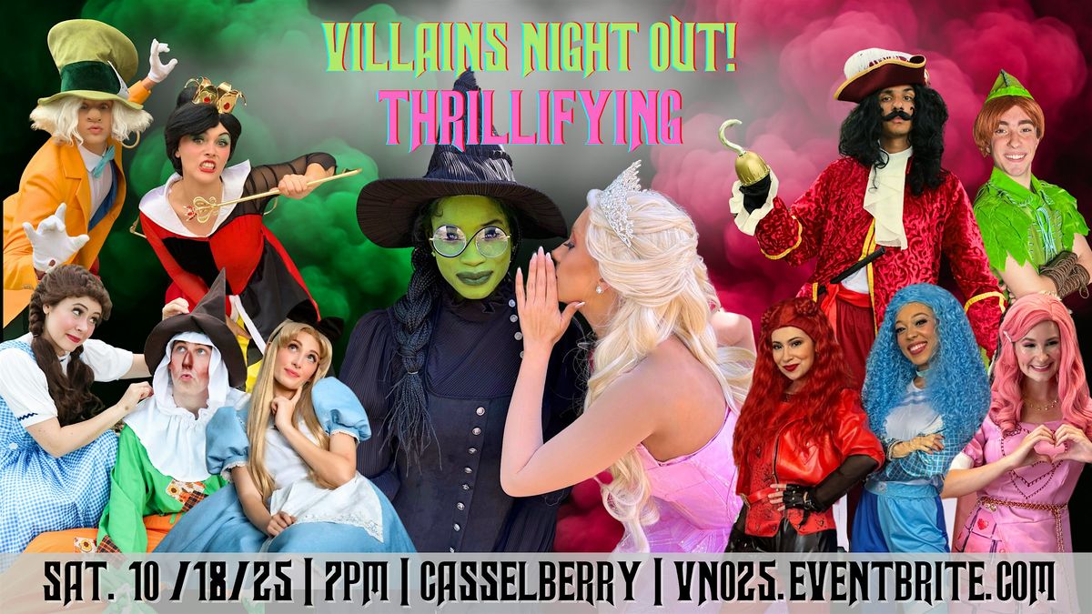 Villains Night Out! Thrillifying by Tutu Tales Party Productions
