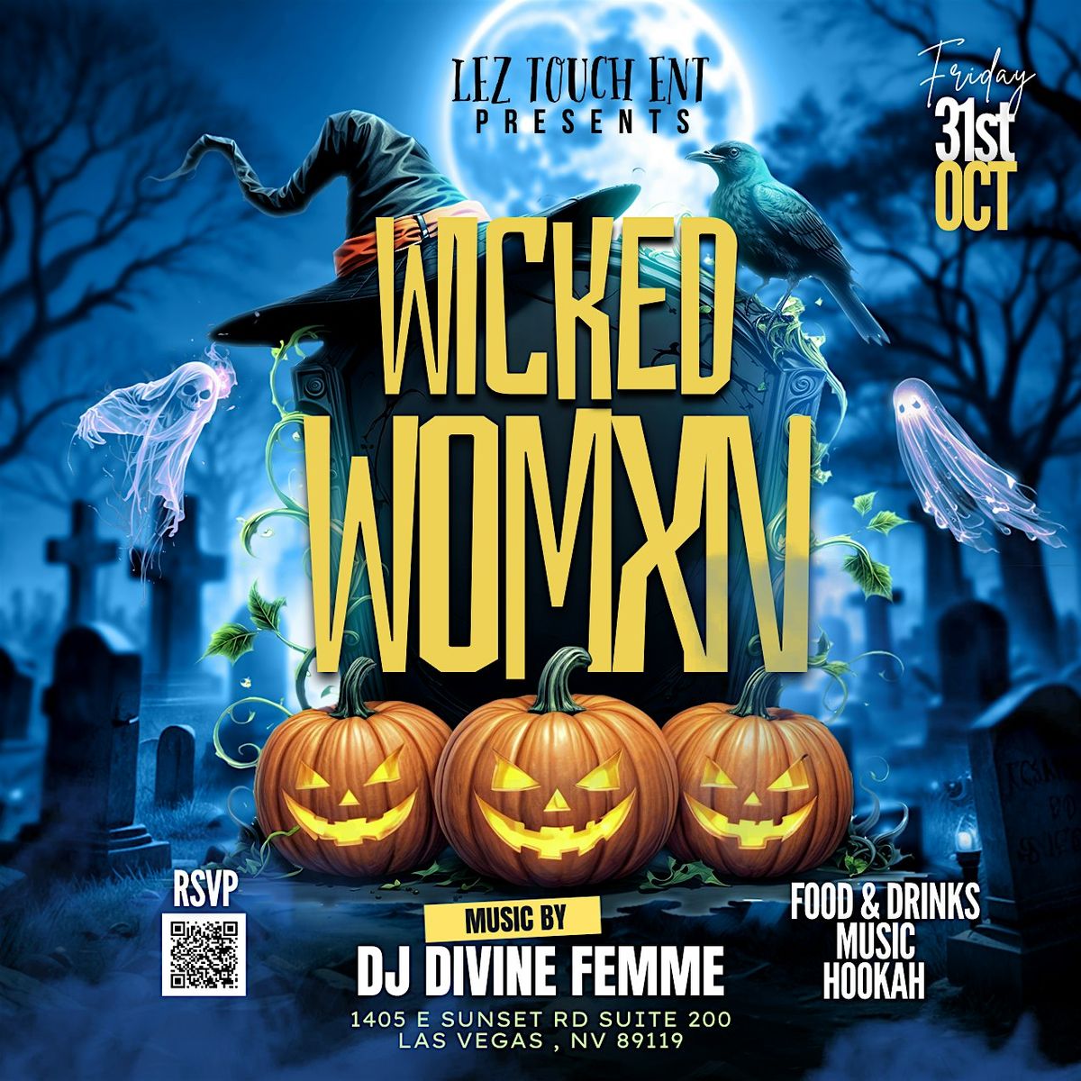 Wicked Women Lesbian Takeover Halloween Party