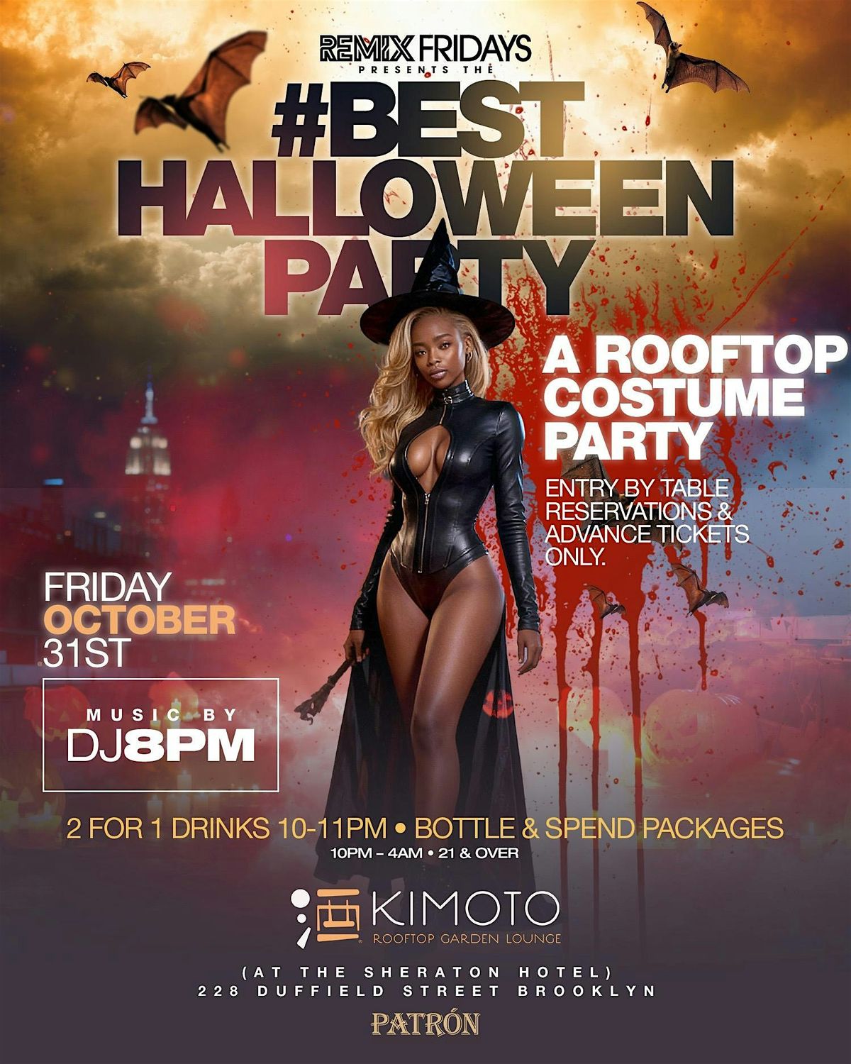 The #BestHalloweenParty \u2013 a Rooftop Costume Party @ Kimoto Rooftop