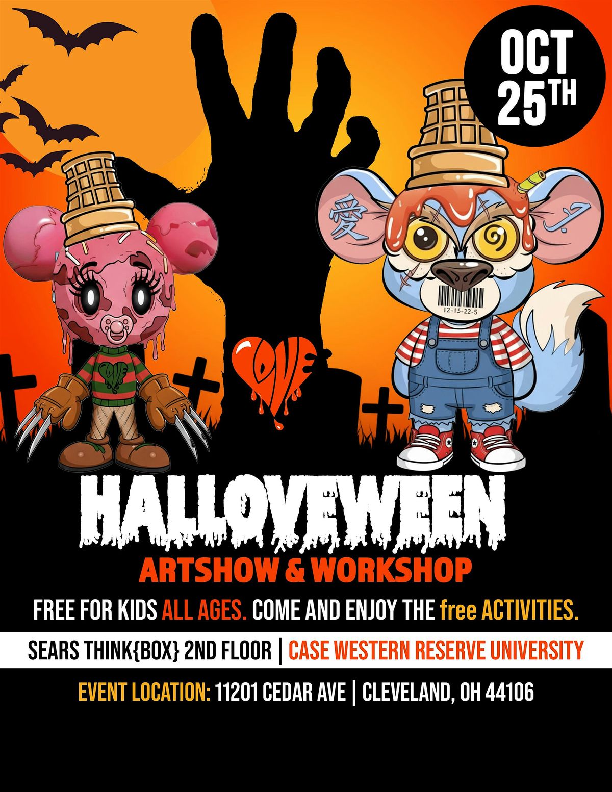halLOVEween ArtShow & Kids Workshop (FREE)