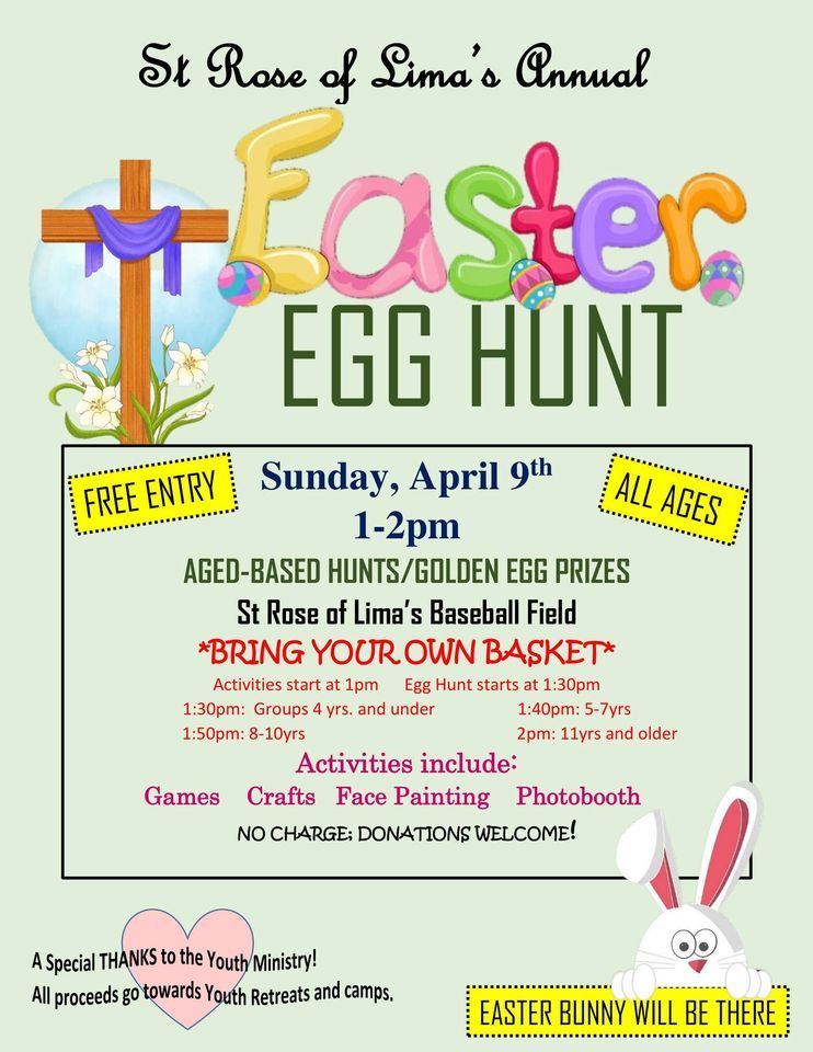 Easter Egg Hunt St. Rose of Lima Catholic Church San Antonio, Texas