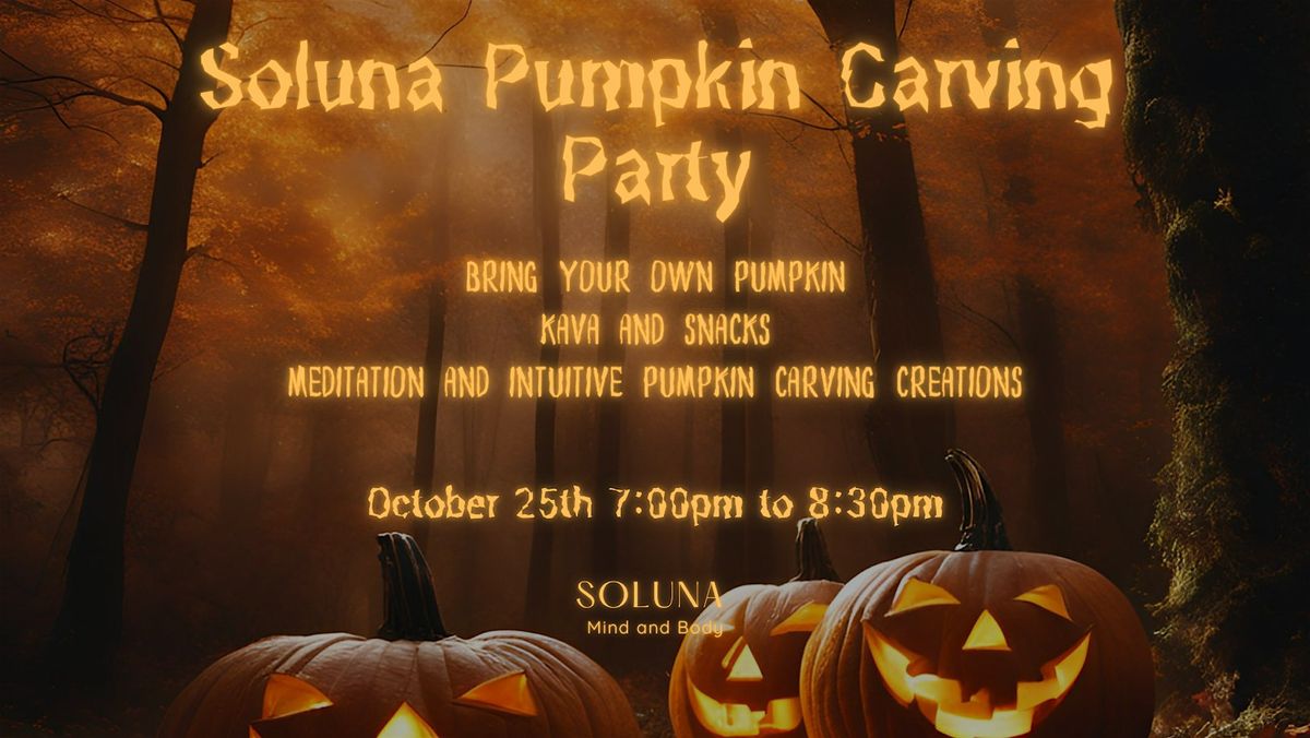 Soluna Pumpkin Carving Night