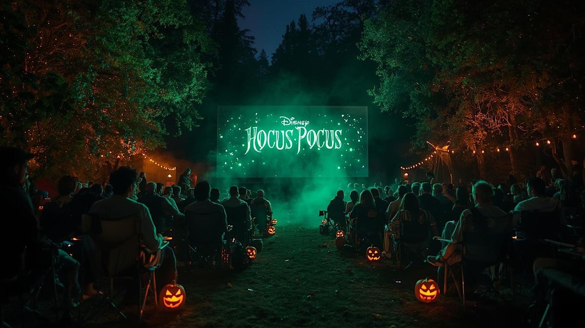 Halloween showing of Hocus Pocus on Statfold Country Park, Tamworth