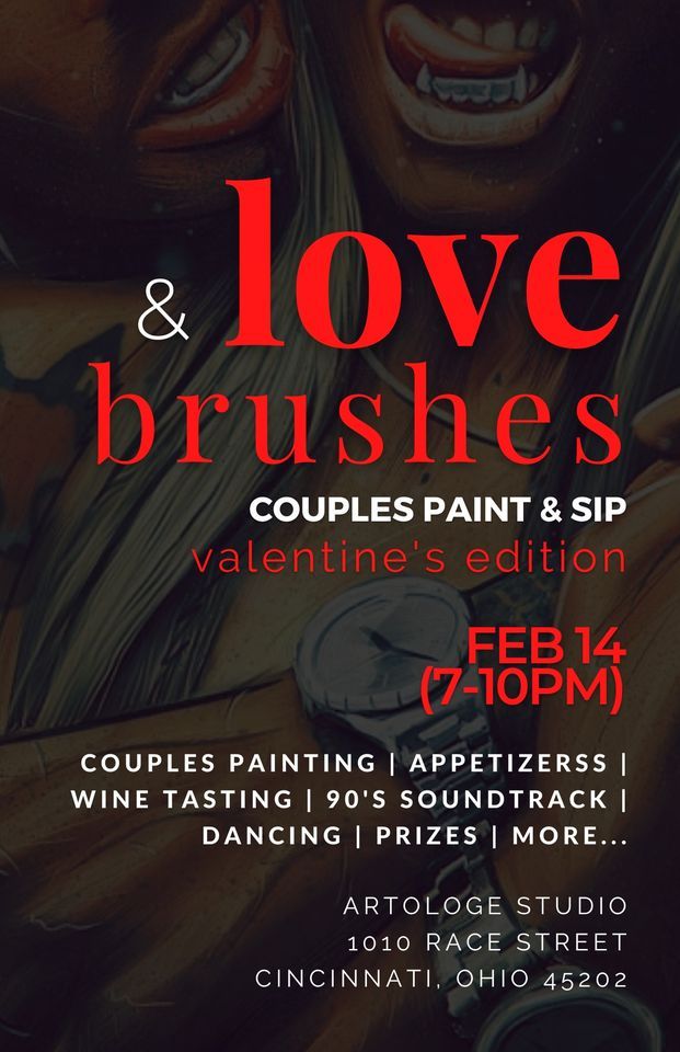 LOVE & BRUSHES: MEMORIAL WEEKEND COUPLES PAINT & SIP | Artologe Studio ...