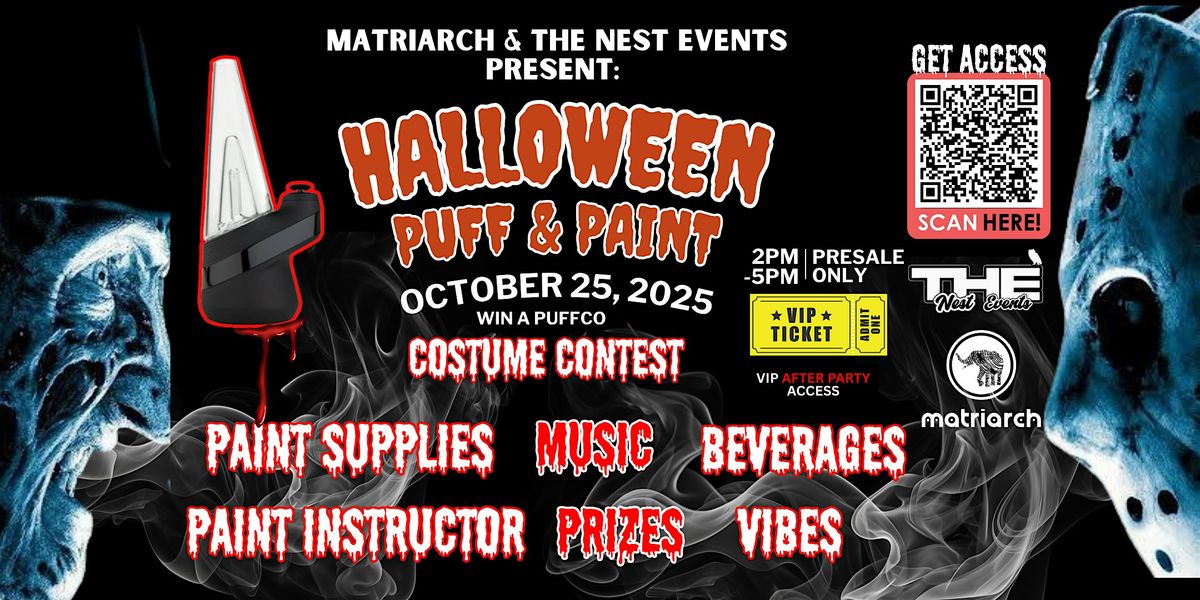 Haunted Highs: Halloween Puff & Paint Costume Night in Los Angeles