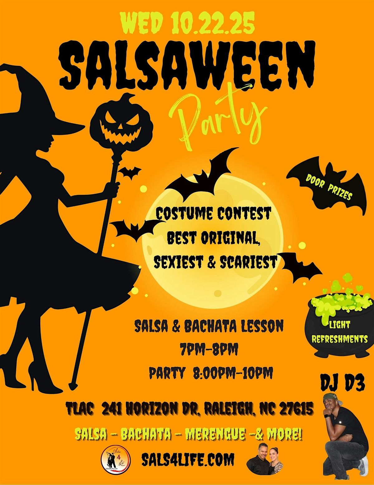 Salsaween Dance Social + Dance Lessons