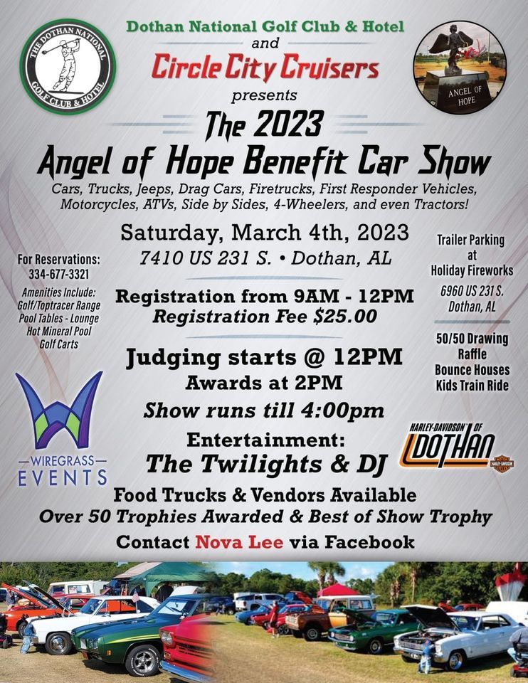 The 2023 Angel of Hope Benefit Car Show