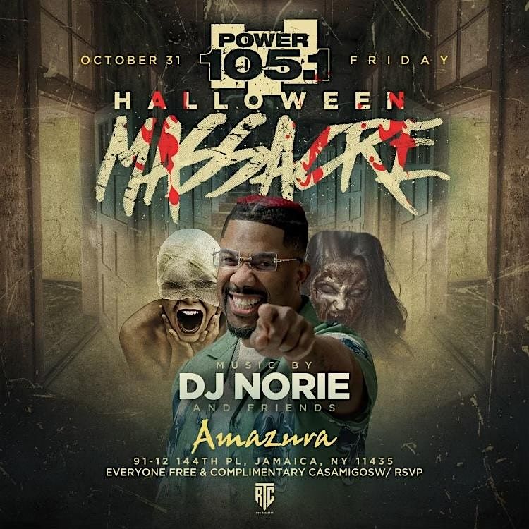 Halloween Massacre Costume Party at Amazura : Everyone Free entry with RSVP