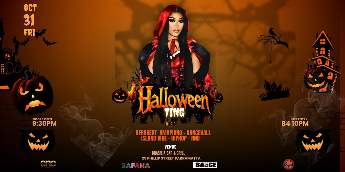 BAFANA - HALLOWEEN TING -AFRO-DANCEHALL-AMPIANO-HIPHOP & R&B FRI 31 OCT!