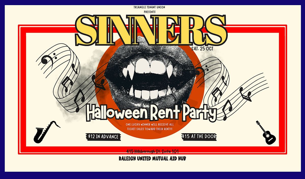 Sinners Halloween Rent Party