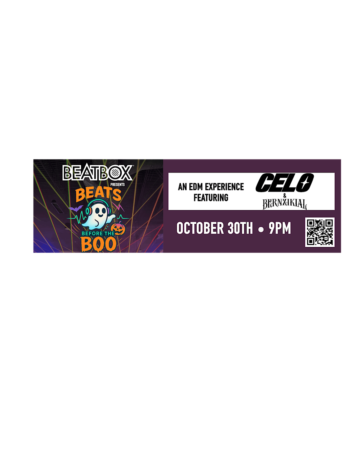 Beatbox Presents: Beats Before the Boo-An EDM Experience