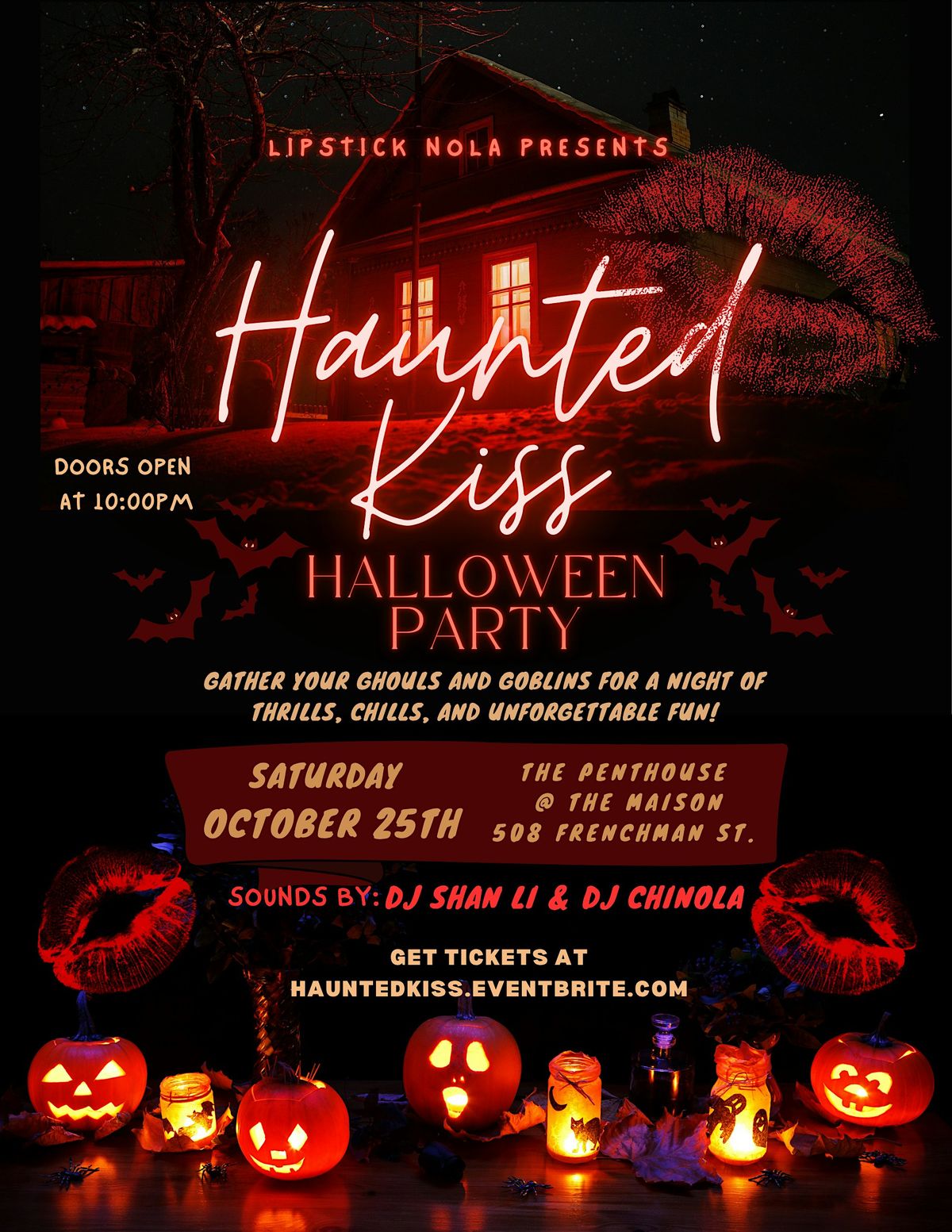 Haunted Kiss: LGBTQIA + Halloween Party