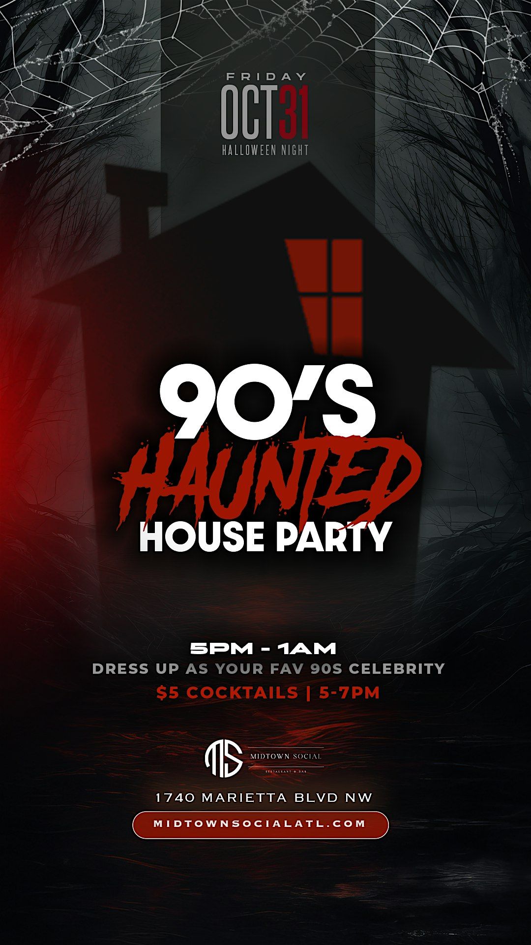 The 90s Haunted House Halloween Party