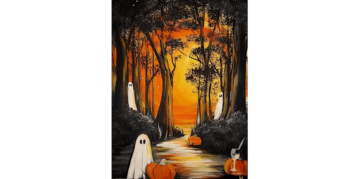 Halloween Forest Friends - Paint and Sip in Houston | Classpop!\u2122