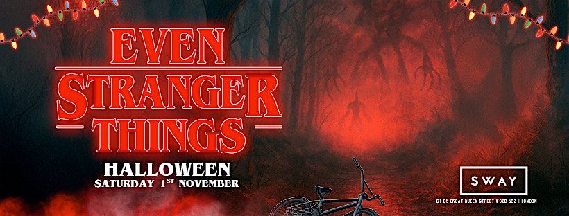 Even Strangers Thing Upside Down Halloween Party