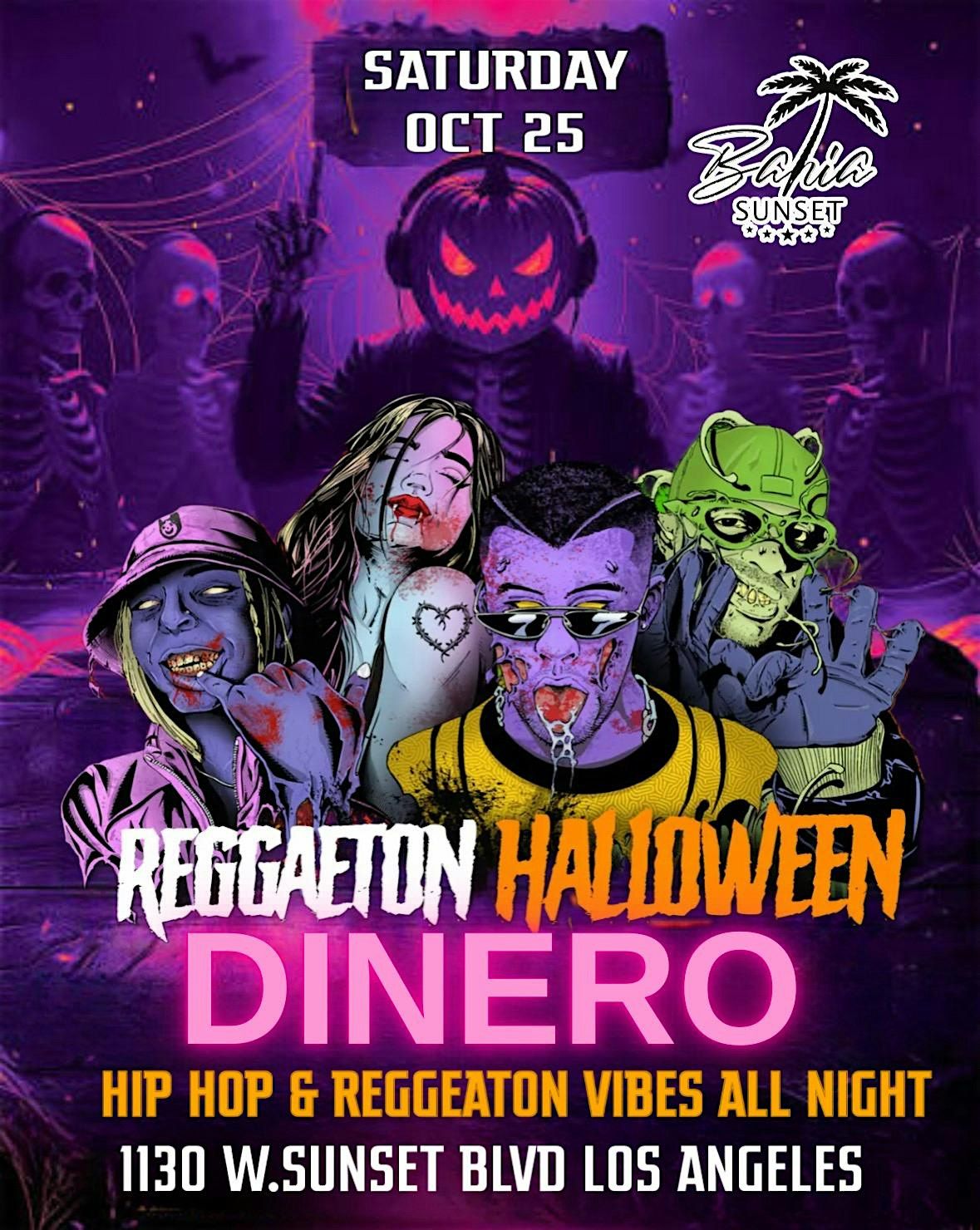 21+DINERO SATURDAY OCT 25TH HALLOWEEN COSTUME PARTY FREE W\/RSVP