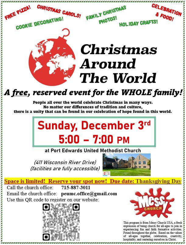 Christmas Around the World A Messy Church Event Port Edwards United