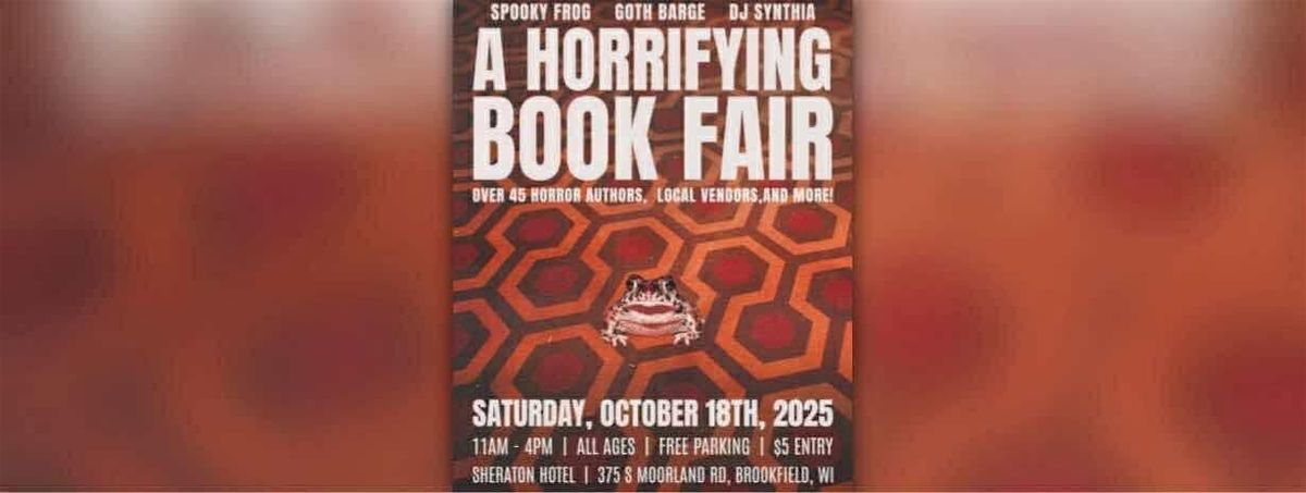 Spooky Frog Horrifying Book Fair
