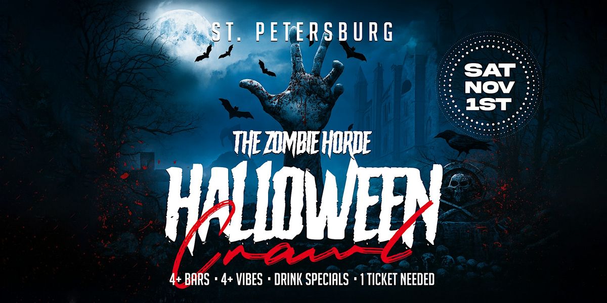 Zombie Horde Halloween Pub Crawl St. Petersburg 2025