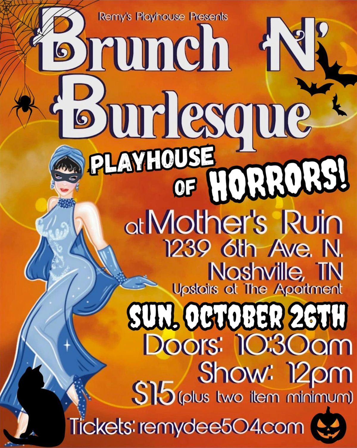 Brunch N' Burlesque Playhouse of Horrors!