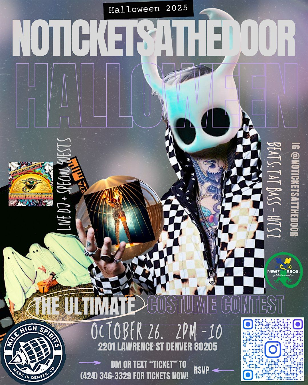 "NO TICKETS AT THE DOOR" official Halloween Party