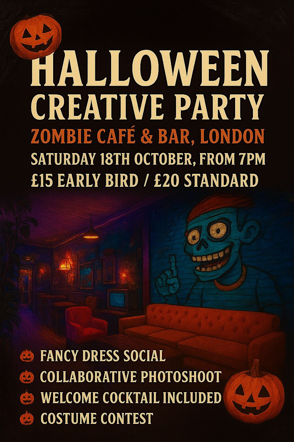 Halloween Creative Party: Collaborative Photoshoot & Costume Social!