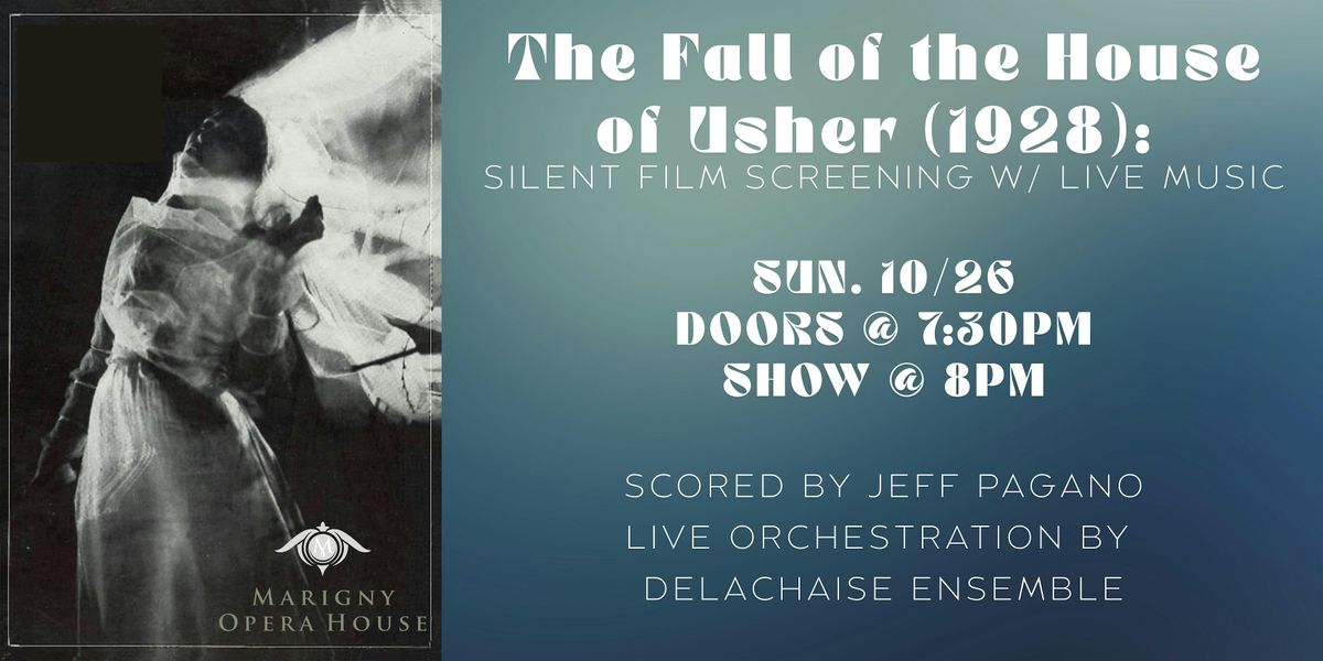 The Fall of the House of Usher (1928): Silent Film Screening w\/ Live Music