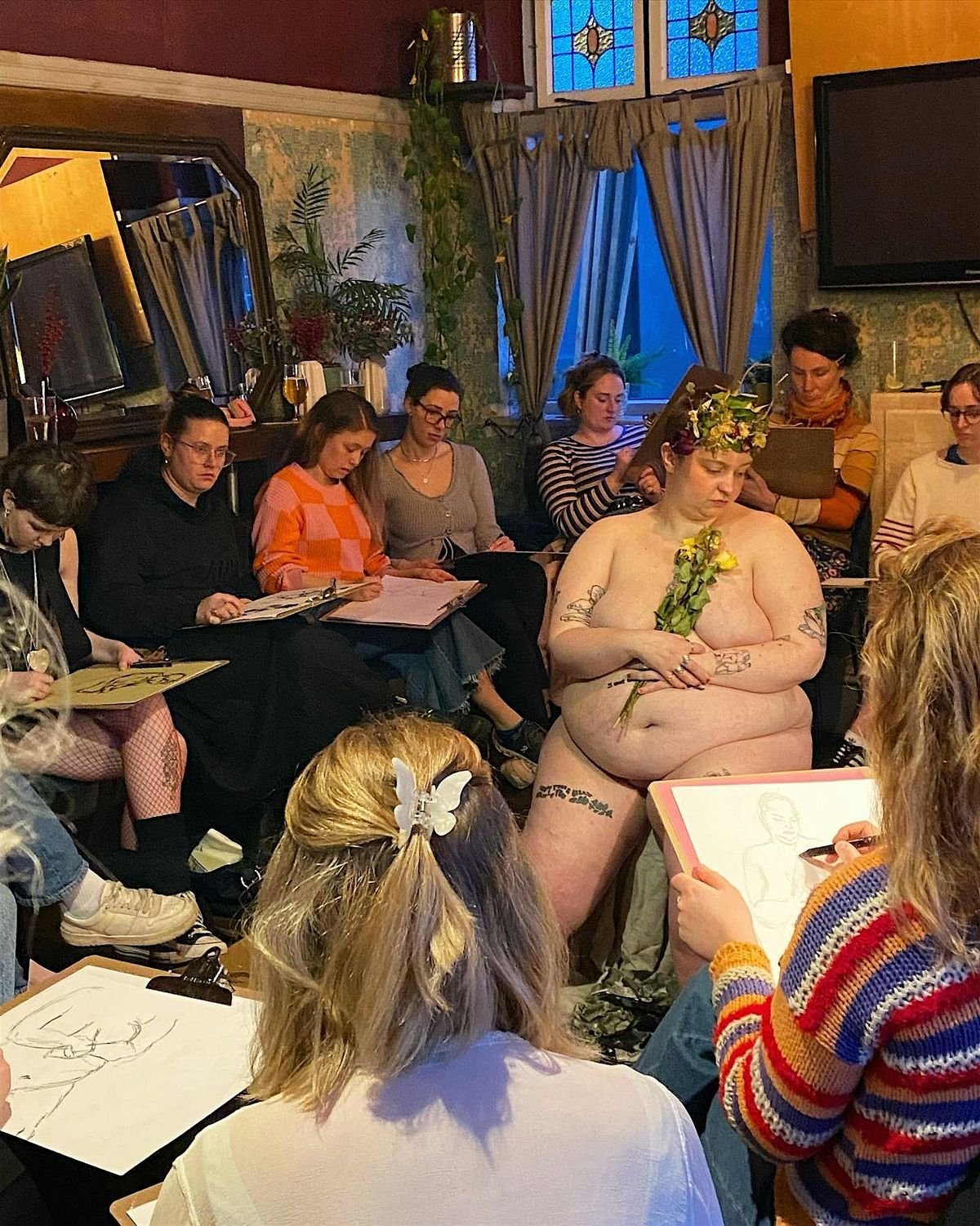 Spooky Life Drawing Class