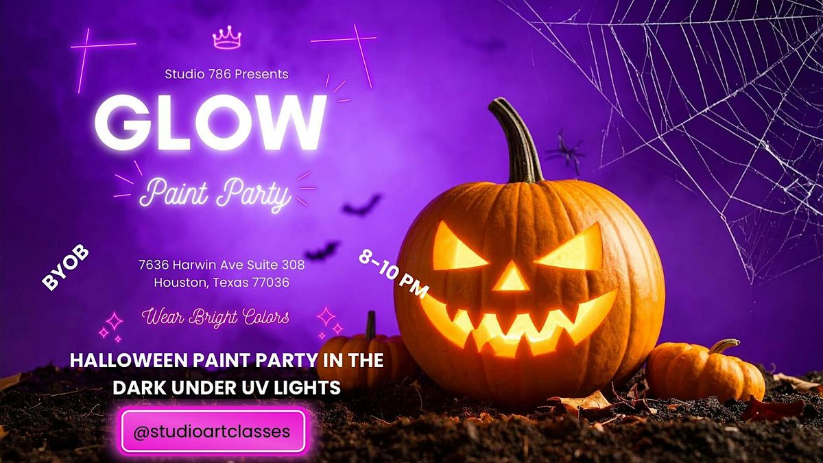 UV Glow Halloween Paint Party