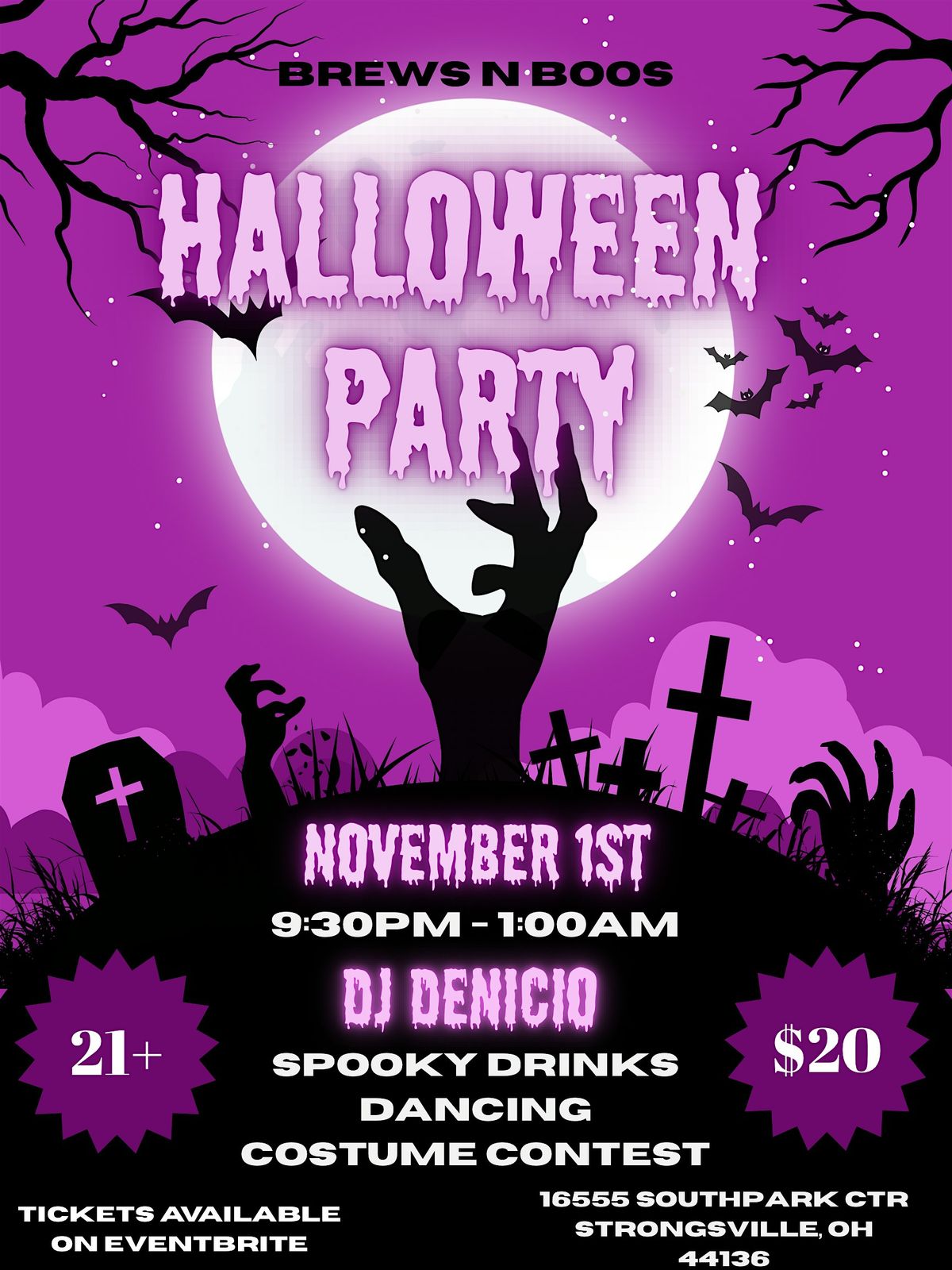 Brews N Boos Halloween Party