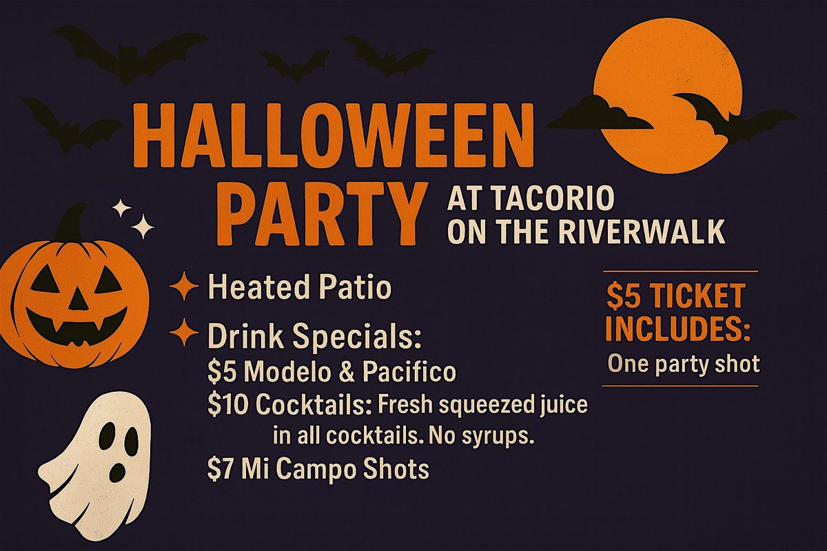 Halloween Party at Tacorio on the Riverwalk