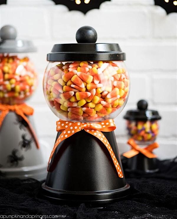 DIY Spooky Gumball Jars: Halloween Craft Night!