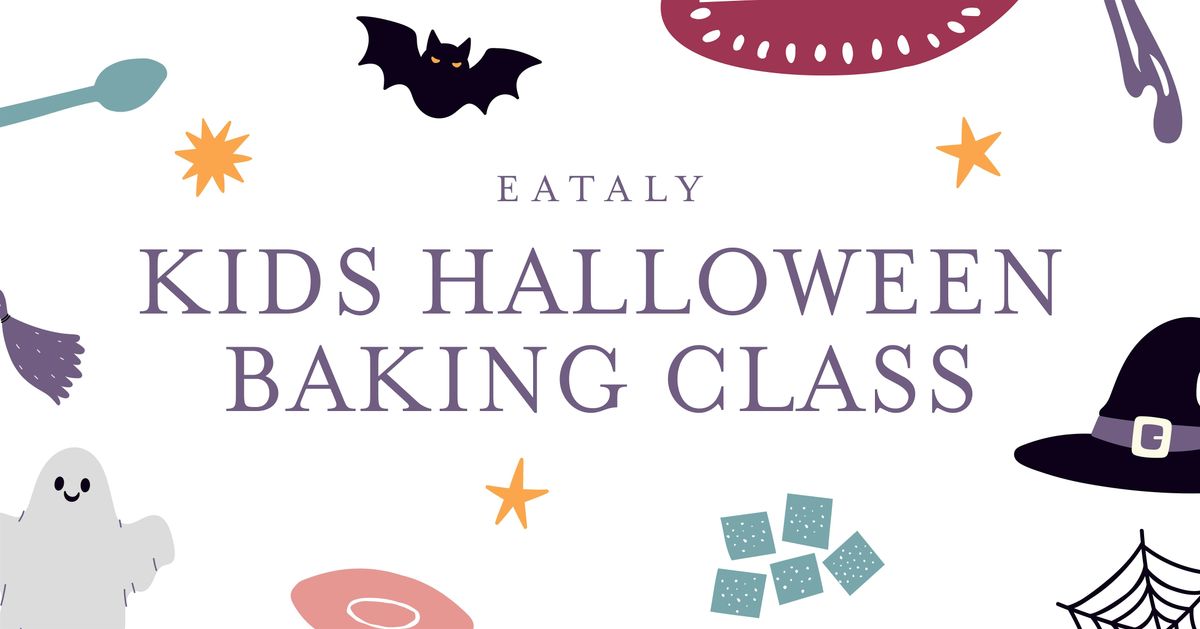 Kids Baking class: Halloween edition
